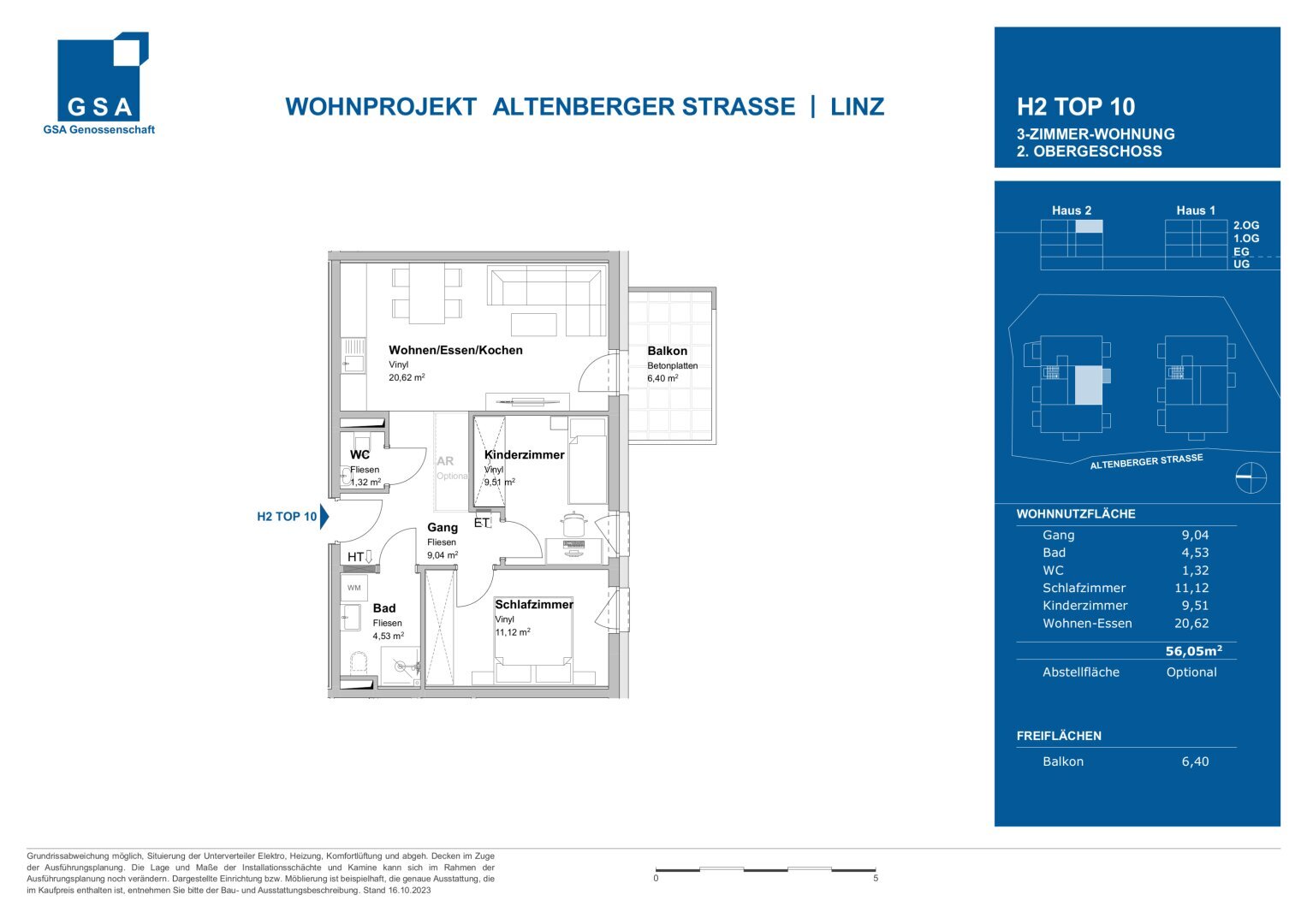 Wohnung zum Kauf 276.000 € 3 Zimmer 56 m²<br/>Wohnfläche 2.<br/>Geschoss Pöstlingberg Altenberg bei Linz 4040