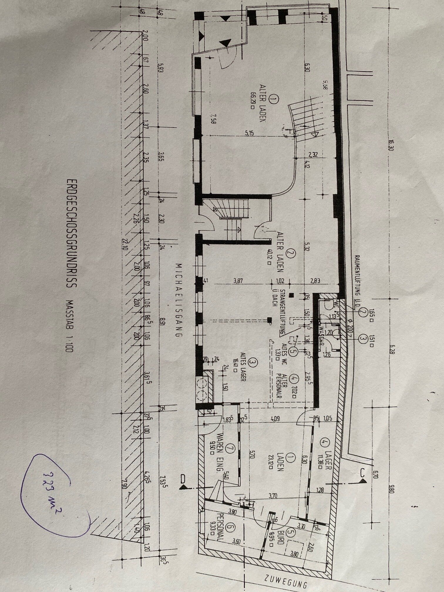 Laden zur Miete 1.600 € 2 Zimmer 173 m²<br/>Verkaufsfläche Gallbergschule Schleswig 24837