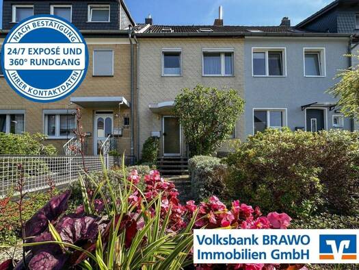 Reihenmittelhaus zum Kauf 239.000 € 4,5 Zimmer 111 m² 271 m² Grundstück Braunschweig 38126