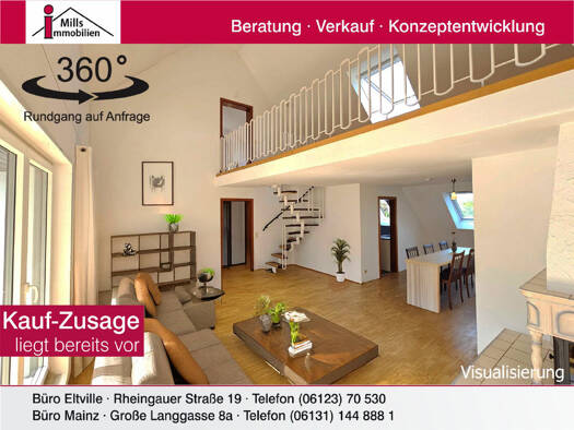 Maisonette zum Kauf 528.000 € 4,5 Zimmer 127 m² 2. Geschoss Bretzenheim Mainz 55128