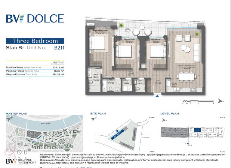 Wohnung zum Kauf provisionsfrei 541.888 € 4 Zimmer 108,2 m² Belgrad Waterfront 11000
