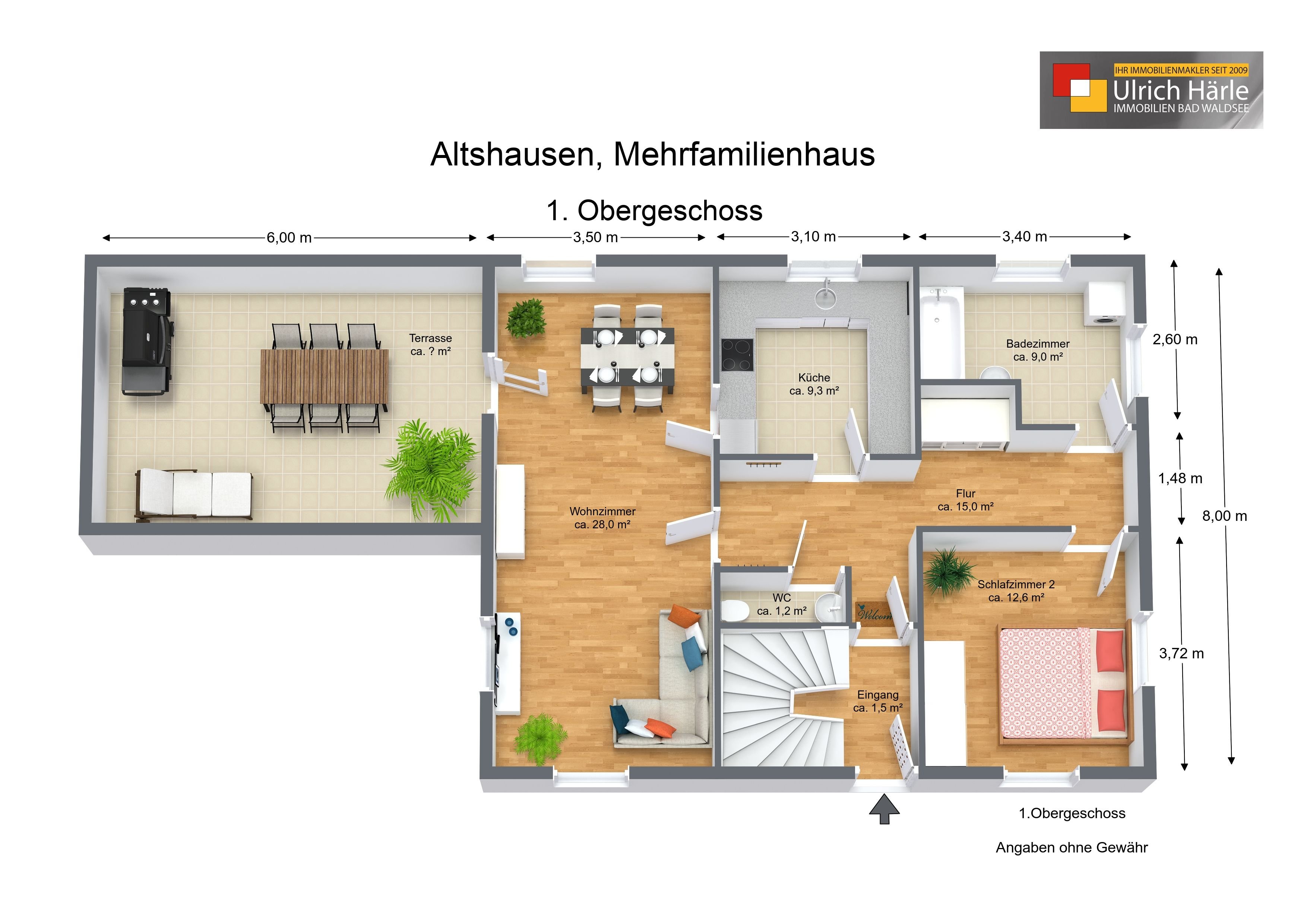 Mehrfamilienhaus zum Kauf 430.000 € 266 m²<br/>Wohnfläche 347 m²<br/>Grundstück Altshausen Altshausen 88361