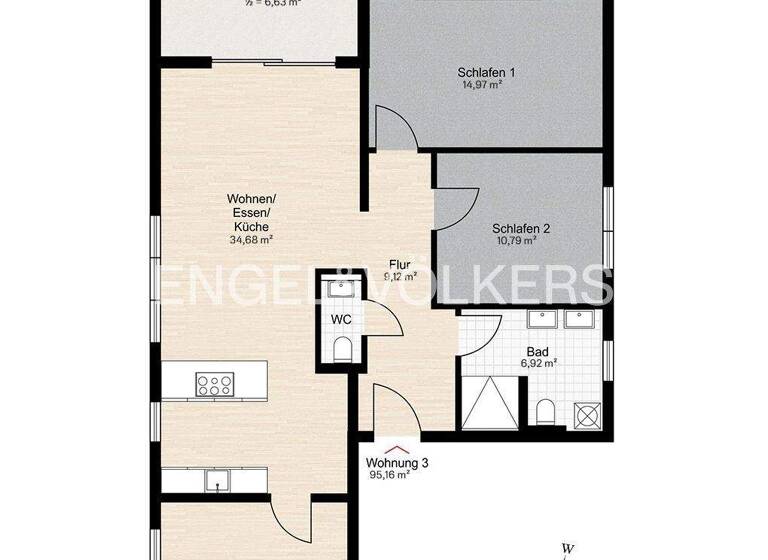 Wohnung zum Kauf 849.000 € 4 Zimmer 95 m² 1. Geschoss Hoyren Lindau 88131
