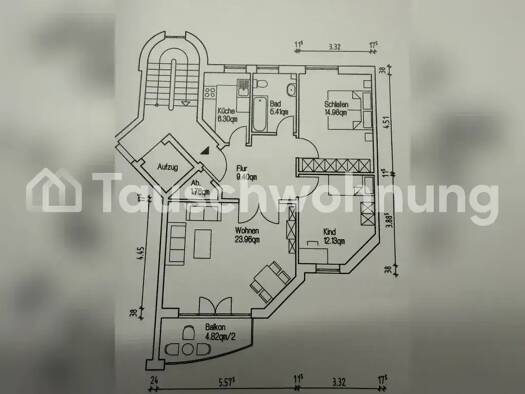 Wohnung zur Miete Tauschwohnung 775 € 3 Zimmer 76 m² 2. Geschoss Osdorf Hamburg 22761