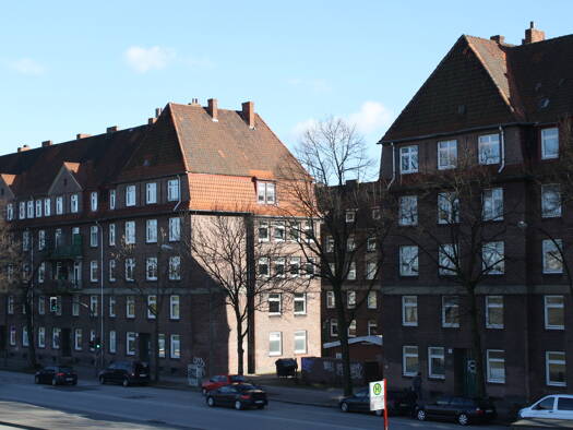 Wohnung zur Miete 575 € 2 Zimmer 50 m² 2. Geschoss frei ab sofort Harburger Chaussee 89 Kleiner Grasbrook Hamburg 20539