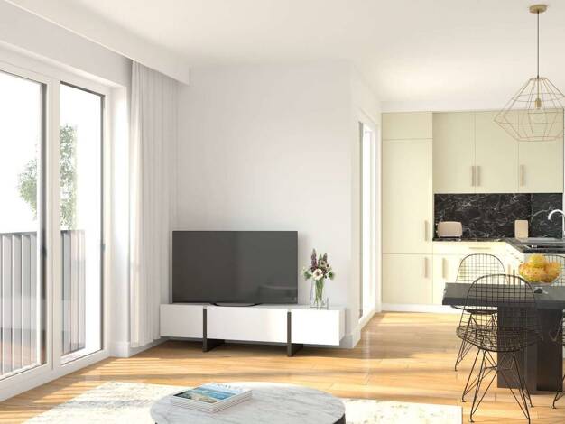 Wohnung zum Kauf - Neubau provisionsfrei 385.200 € 3,5 Zimmer 79,2 m² EG Lorestraße Haus 1 WE 2 8 Dinkelsbühl Dinkelsbühl 91550