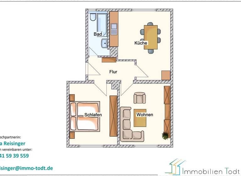 Studio zur Miete 320 € 2 Zimmer 56 m² Wilkestraße 8 Bahnhofsvorstadt Zwickau 08056