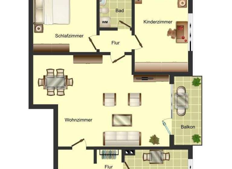 WG-Zimmer zur Miete 579 € 3 Zimmer 86 m² 5. Geschoss frei ab 01.06.2026 Gedächtnisstraße 7 Weddinghofen Bergkamen 59192