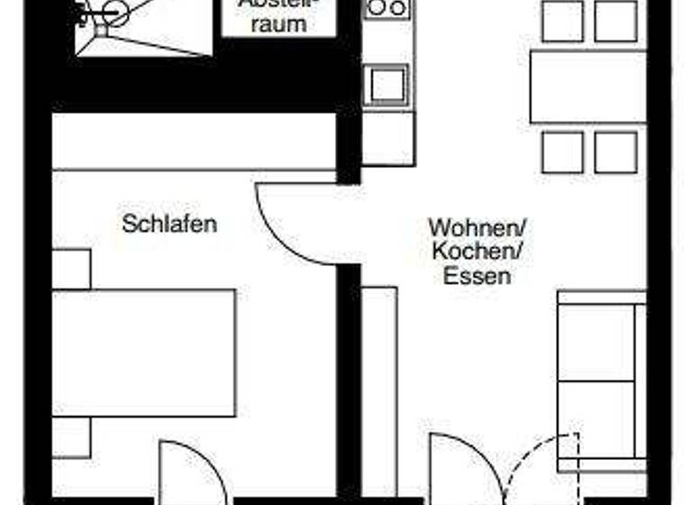Wohnung zur Miete 634 € 2 Zimmer 58 m² Straubing 94315