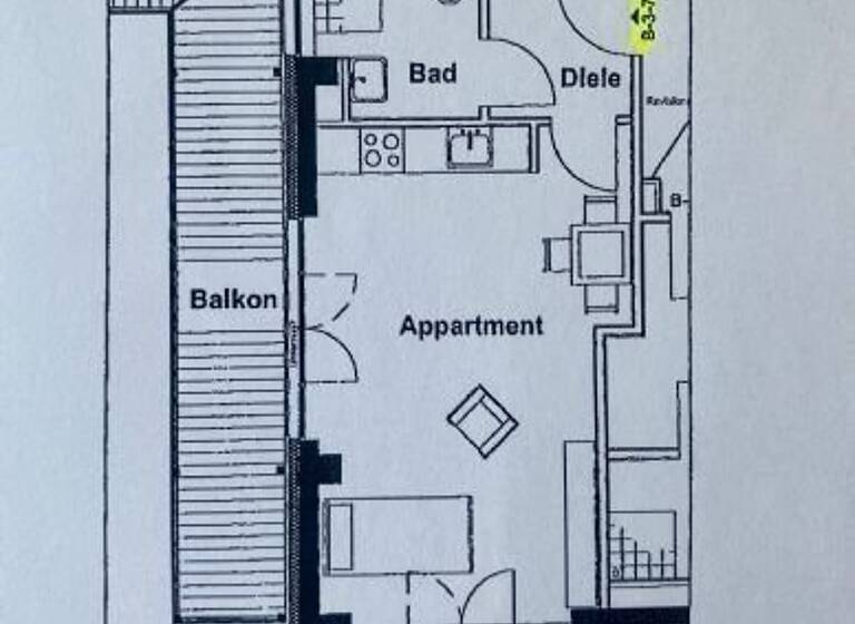 Studio zur Miete 660 € 1 Zimmer 41,4 m²<br/>Wohnfläche 2.<br/>Geschoss 01.06.2025<br/>Verfügbarkeit Heideloffstr. 28 Glockenhof Nürnberg 90478