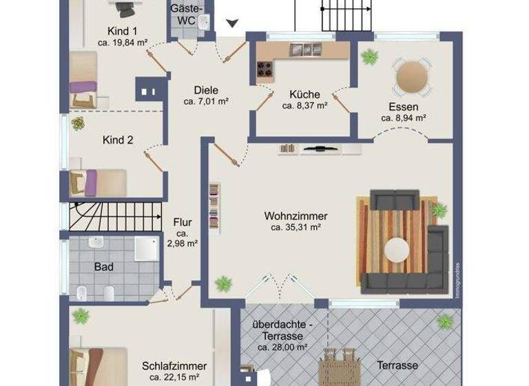 Bungalow zum Kauf 880.000 € 4 Zimmer 124 m² 727 m² Grundstück Rembrücken Heusenstamm 63150