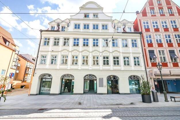 Wohnung zur Miete - Erstbezug 1.141 € 2 Zimmer 66,7 m² 1. Geschoss frei ab 01.09.2025 Burgergäßchen 4 Jakobervorstadt - Nord Augsburg 86150