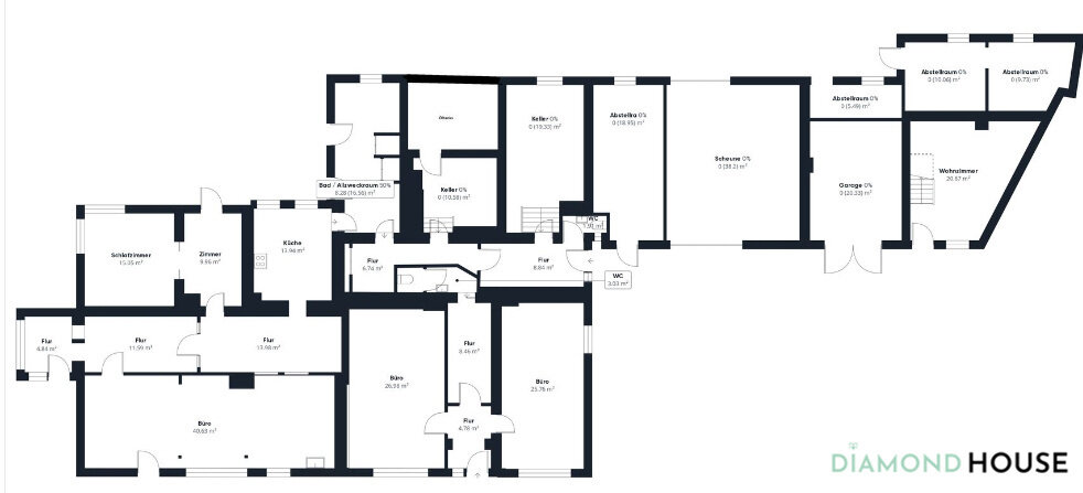 Mehrfamilienhaus zum Kauf provisionsfrei 410.000 € 16 Zimmer 528 m²<br/>Wohnfläche 2.730 m²<br/>Grundstück Oldendorf Salzhemmendorf 31020