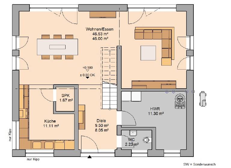 Einfamilienhaus zum Kauf provisionsfrei 558.290 € 4 Zimmer 154 m² 749 m² Grundstück Großrudestedt 99195