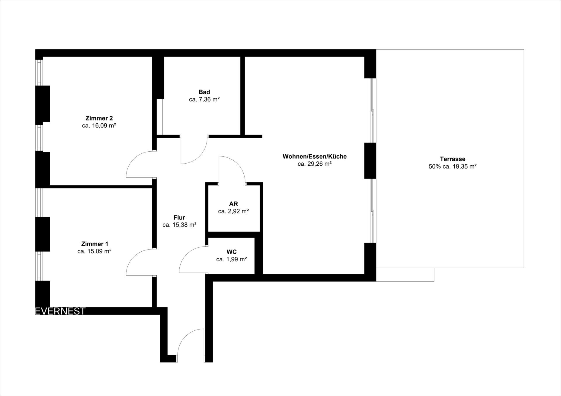 Wohnung zum Kauf 499.000 € 3 Zimmer 107 m²<br/>Wohnfläche Willich Willich 47877