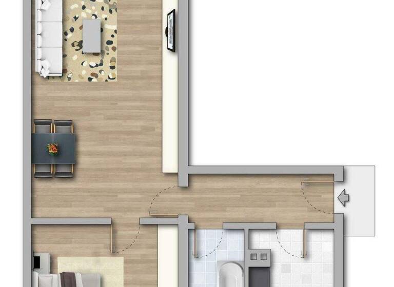 Wohnung zur Miete 288 € 2 Zimmer 48 m² 2. Geschoss frei ab 16.05.2026 Martin-Ephraim-Straße 26 Weinhübel Görlitz 02827