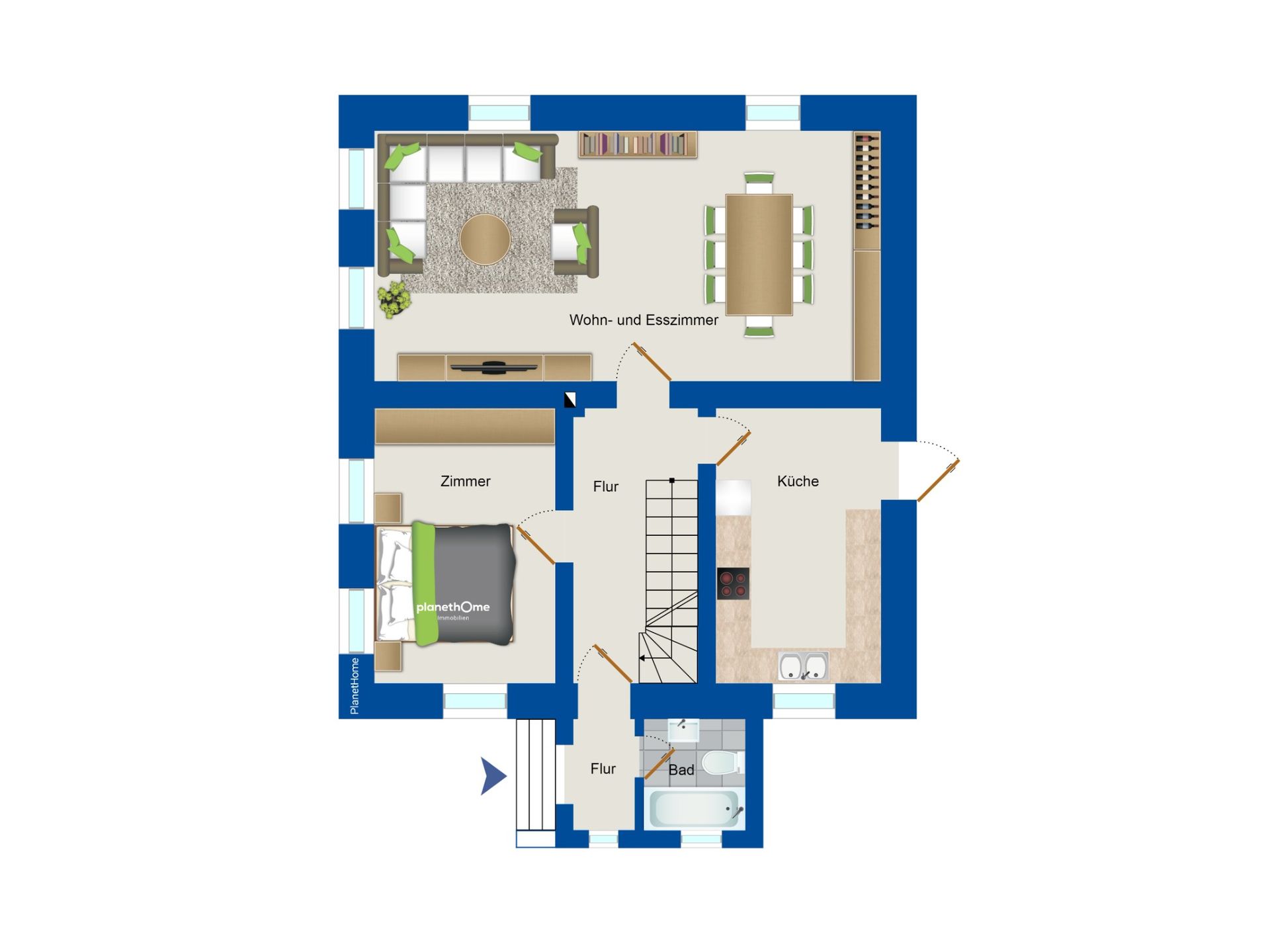 Einfamilienhaus zum Kauf 280.000 € 6 Zimmer 148 m²<br/>Wohnfläche 310 m²<br/>Grundstück Bad Kreuznach Bad Kreuznach 55545