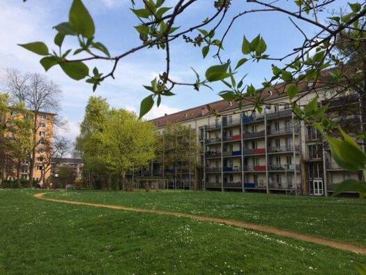 Studio zur Miete 309 € 1 Zimmer 29,5 m² 4. Geschoss frei ab 01.05.2026 Blochmannstr. 15 Pirnaische Vorstadt Dresden 01069