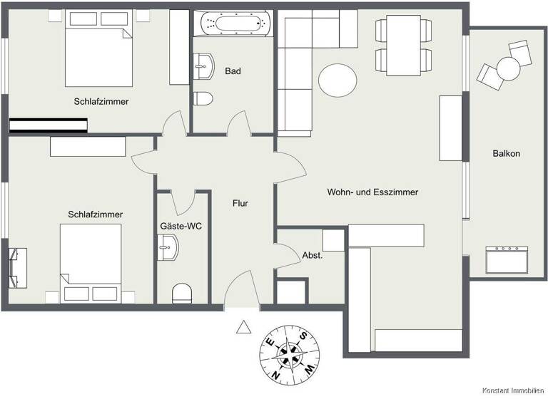 Wohnung zum Kauf 470.000 € 3 Zimmer 95 m² 1. Geschoss Reinbek Reinbek / Neuschönningstedt 21465