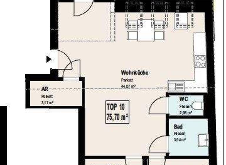Wohnung zum Kauf 445.000 € 3 Zimmer 75,7 m² 2. Geschoss Wien 1120