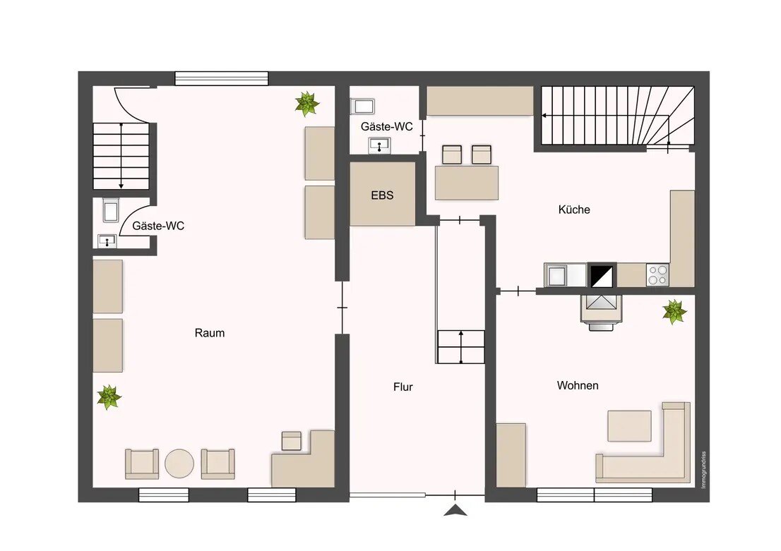 Maisonette zum Kauf 199.000 € 3 Zimmer 120 m²<br/>Wohnfläche Bockenheim an der Weinstraße 67278