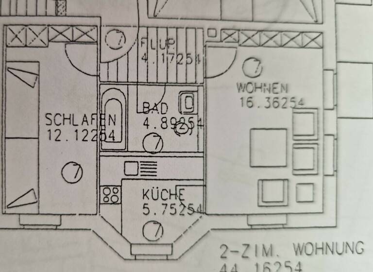 Wohnung zum Kauf 65.000 € 2 Zimmer 45 m² 1. Geschoss Kaßberg Chemnitz 09112