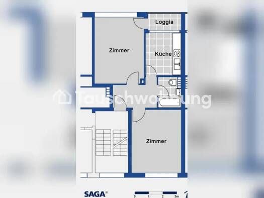 Wohnung zur Miete nur mit Wohnberechtigungsschein Tauschwohnung 497 € 2 Zimmer 52 m² 4. Geschoss Niendorf Eimsbüttel 20257
