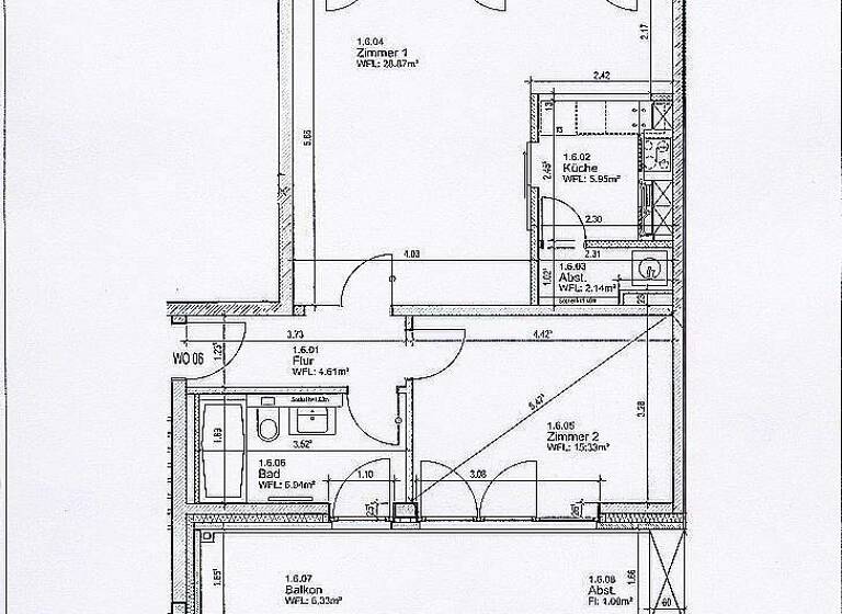 Wohnung zur Miete 1.352 € 2 Zimmer 71,2 m² 1. Geschoss Ölmühle 10 St. Pauli Hamburg 20357