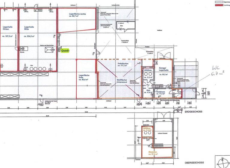 Lagerhalle zur Miete 828 m² Lagerfläche Egestorf 21272
