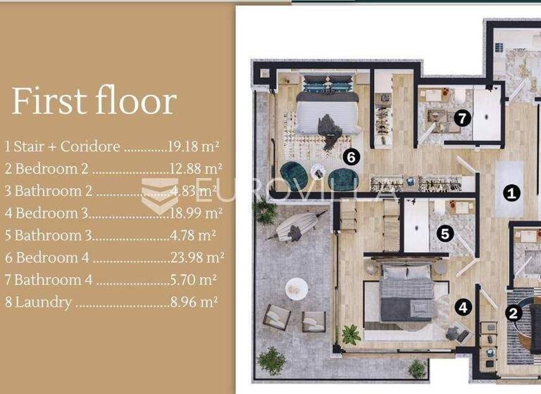 Haus zum Kauf 4 Zimmer 232 m² Umag Lovrecica, Petrovija, Materada