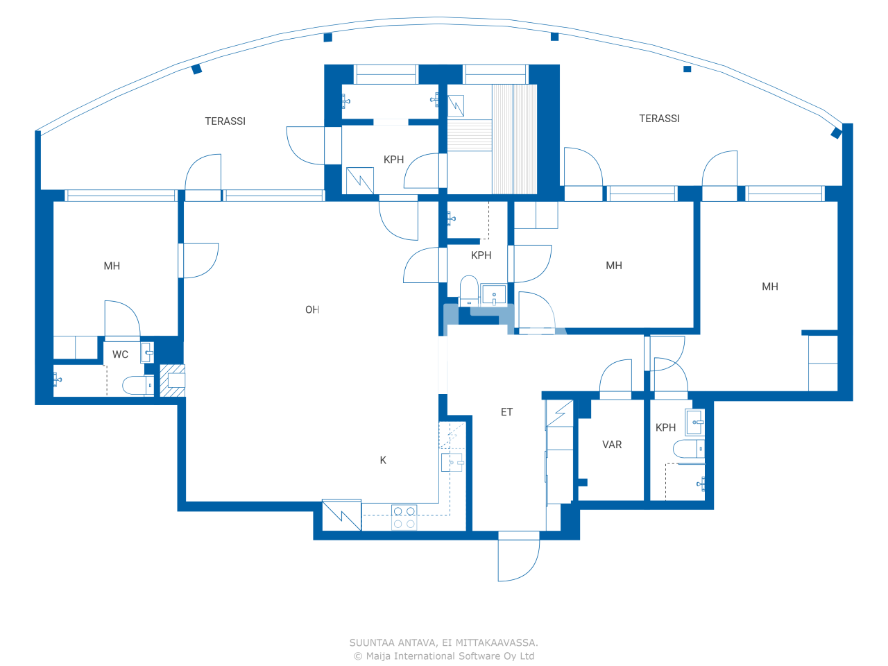 Studio zum Kauf 278.000 € 4 Zimmer 116 m²<br/>Wohnfläche 3.<br/>Geschoss Keitaankatu 4 Kuopio 73310