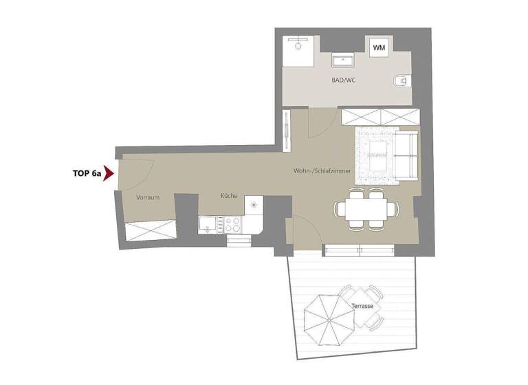 Studio zum Kauf - Erstbezug 249.000 € 1 Zimmer 30,5 m² EG Kalvarienberggasse 42 Wien 1170