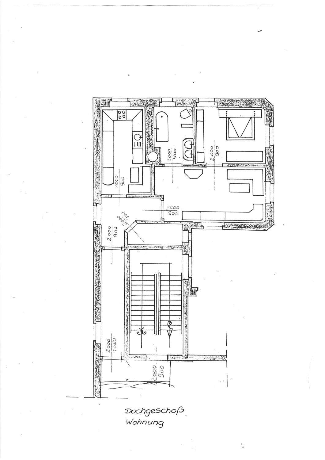 Wohnung zur Miete 300 € 2 Zimmer 68 m²<br/>Wohnfläche 3.<br/>Geschoss Carolinenstr. 36/36a Greiz Greiz 07973