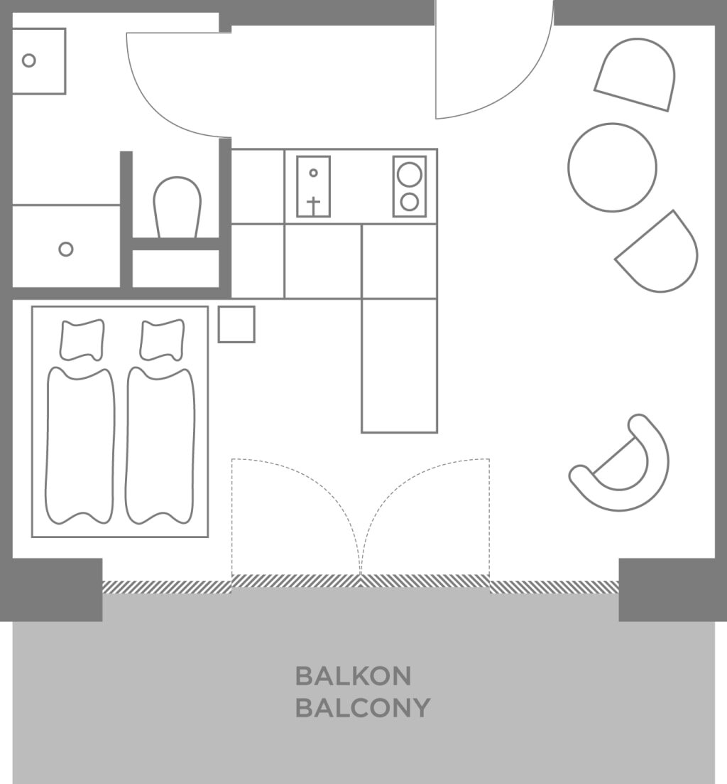 Wohnung zur Miete Wohnen auf Zeit 3.210 € 1 Zimmer 28 m²<br/>Wohnfläche 24.11.2024<br/>Verfügbarkeit Gneisenaustraße Alt Moosach München 80992