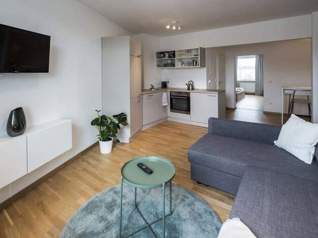 Wohnung zur Miete 946 € 2 Zimmer 43 m² 1. Geschoss Stadtmitte Düsseldorf 40211