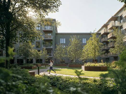Wohnung zum Kauf - Neubau provisionsfrei 488.900 € 2 Zimmer 48,6 m² 4. Geschoss Lerchenauer Straße Feldmoching-Hasenbergl München 80995