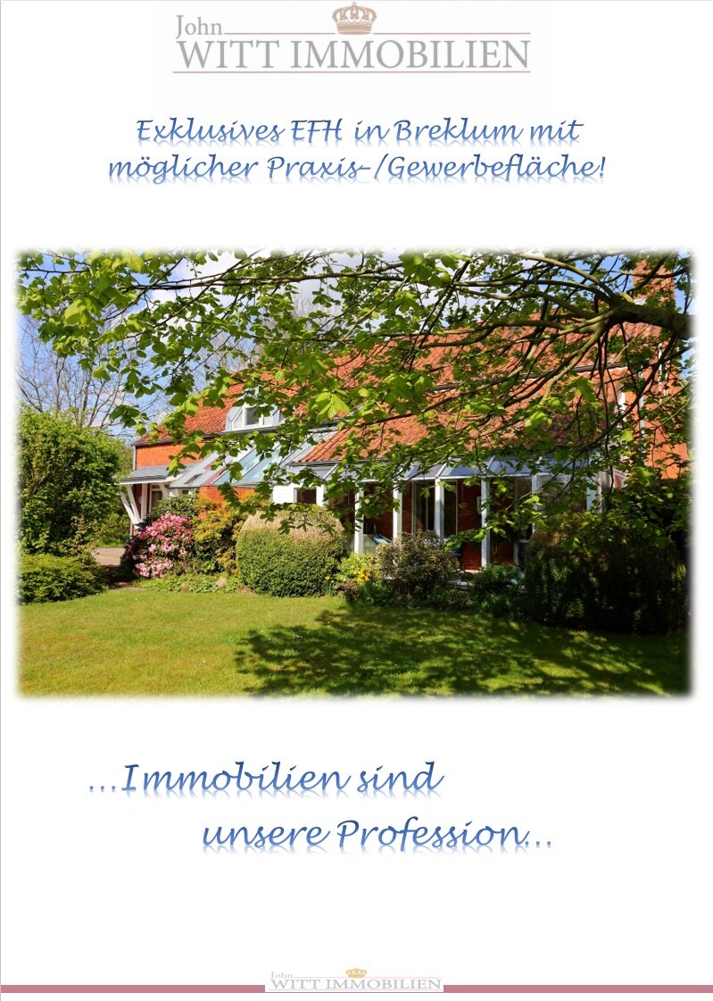 Einfamilienhaus zum Kauf 680.000 € 9 Zimmer 240 m²<br/>Wohnfläche 1.644 m²<br/>Grundstück Breklum 25821