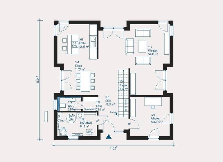 Haus zum Kauf 335.549 € 5 Zimmer 196 m² 500 m² Grundstück Friedrichshagen 12587