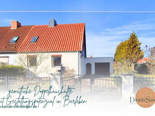 Doppelhaushälfte zum Kauf 170.000 € 3 Zimmer 92 m² 525 m² Grundstück Barleben Barleben 39179