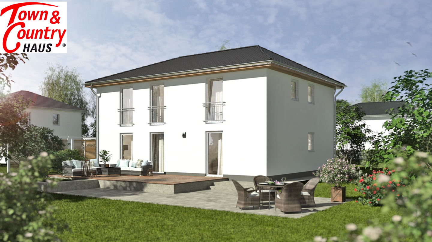 Immobilie in Hirschaid - Town & Country Flair 180 Duo – ca. 186,63 m² Netto-Raumfläche | modernes Familienkonzept in Rothensand bei Hirschaid (Bamberg) - Bild 0