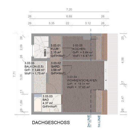 Wohnung zur Miete 550 € 1 Zimmer 36,5 m²<br/>Wohnfläche Bad Kissingen Bad Kissingen 97688