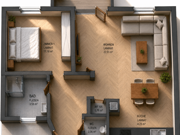 Sonstiges zum Kauf als Kapitalanlage geeignet 199.950 € 2 Zimmer 52 m² Eggenberg Graz,15.Bez.:Wetzelsdorf 8052