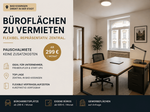 Bürofläche zur Miete 299 € Bad Kissingen Bad Kissingen 97688