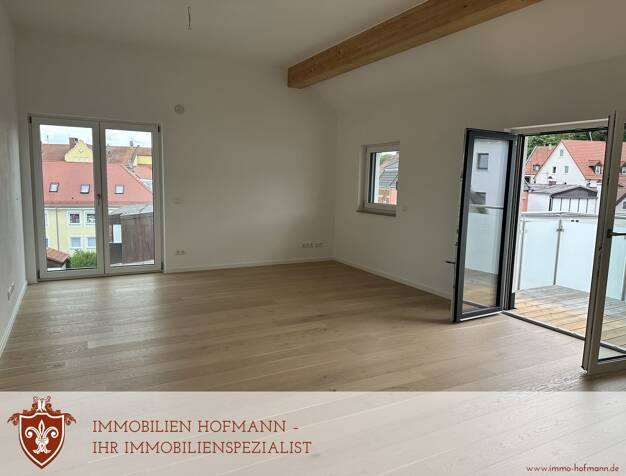 Wohnung zur Miete - Erstbezug 968 € 3 Zimmer 73,8 m² Dachgeschoss, 3. Geschoss Landau Landau an der Isar 94405