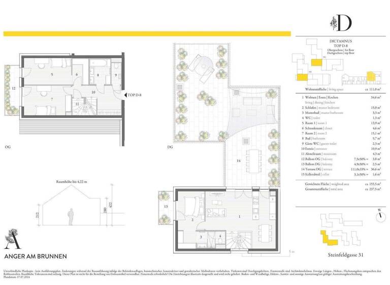Wohnung zum Kauf - Erstbezug 497.000 € 4 Zimmer 1. Geschoss Hollabrunn 2020