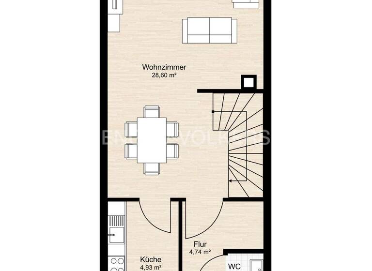 Reihenmittelhaus zum Kauf 350.000 € 4 Zimmer 105 m² 164 m² Grundstück Henstedt-Ulzburg 24558