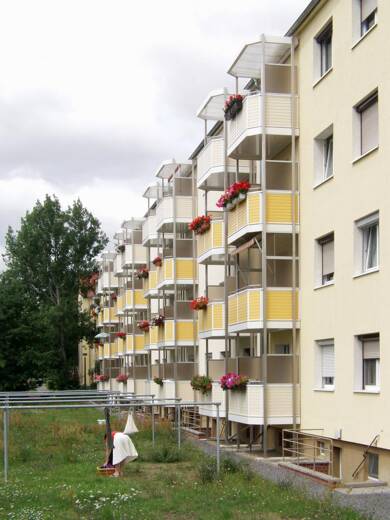 Wohnung zur Miete 364 € 3 Zimmer 60,7 m² 2. Geschoss Werner-Seelenbinder-Str. 9 Gröba Riesa 01591