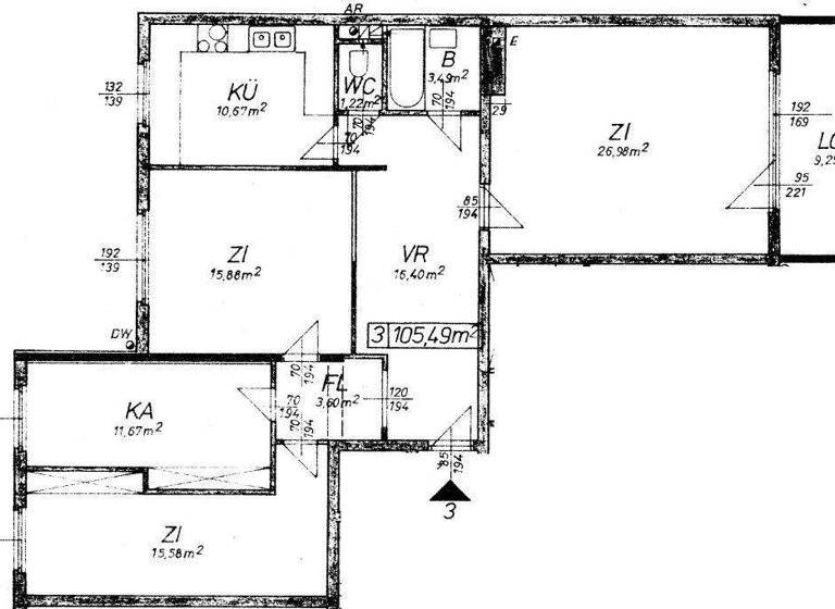 Wohnung zum Kauf 475.000 € 4 Zimmer 105,5 m² 1. Geschoss Wien 1140