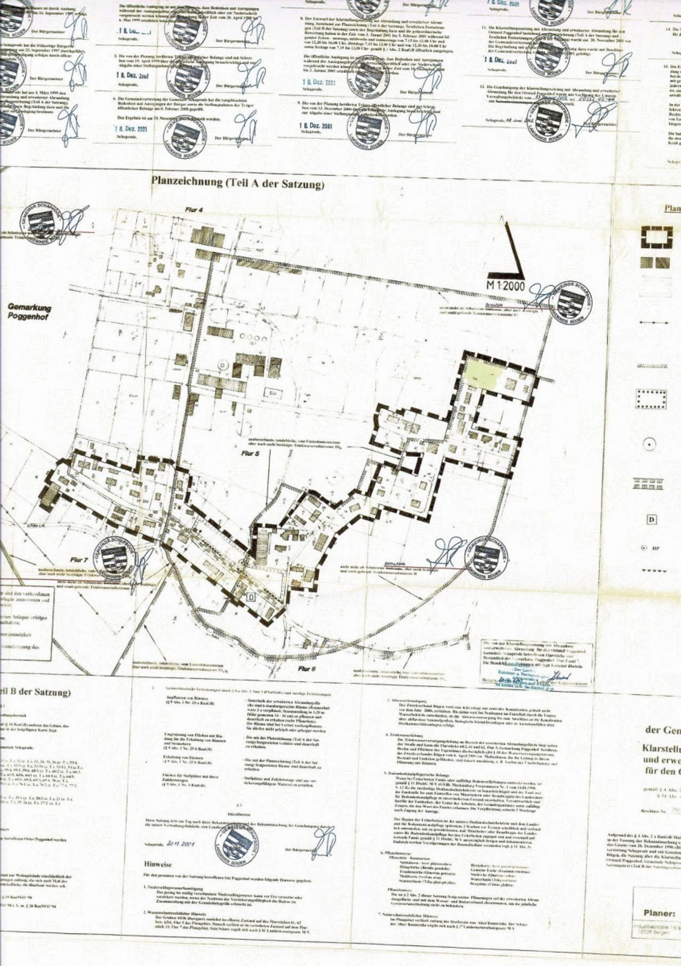 Grundstück zum Kauf 163.000 € 2.632 m²<br/>Grundstück Poggenhof 0 Poggenhof Schaprode OT Poggenhof 18569