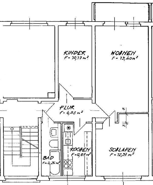 Wohnung zur Miete 300 € 3 Zimmer 58,6 m²<br/>Wohnfläche 3.<br/>Geschoss ab sofort<br/>Verfügbarkeit Moritzstraße 75 Neundorfer Vorstadt Plauen 08523